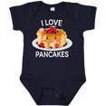 thumbnail image 3 of Inktastic I Love Pancakes with Cute Stack of Pancakes Boys or Girls Baby Bodysuit, 3 of 5
