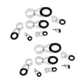 thumbnail image 1 of Paquete de 7 Anillos de Cerámica, Kit de Reparación de Varilla de Repuesto para Anillo de Caña r Suave , Tipo A 14 piezas, como se describe DYNWAVEMX Guías de caña de pescar, 1 of 8
