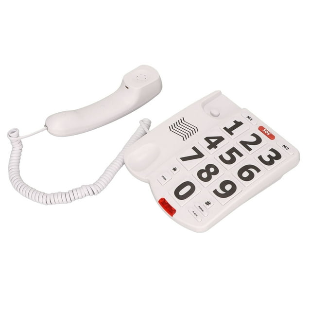 Teléfono para personas mayores Bling Bling botones grandes estética elegante