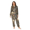 thumbnail image 4 of joogoo Highland Cows Flower Unisex Adults Onesies Pajamas Jumpsuits L, 4 of 7