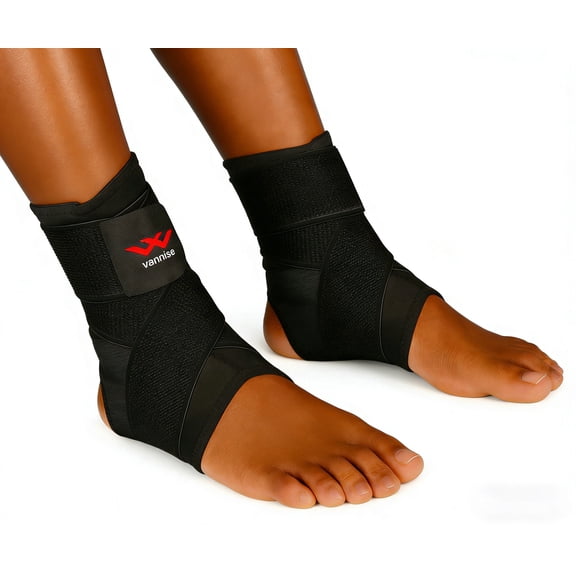 Vannise Ankle Brace for Men & Women - Adjustable, Breathable Stabilizer with Superior Support. Ideal for Sprains, Preventing Injuries in Athletic Sports