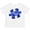 AA-White, variant on Inktastic Autism Awareness Be Kind Dark Blue Puzzle Piece Boys or Girls Toddler T-Shirt