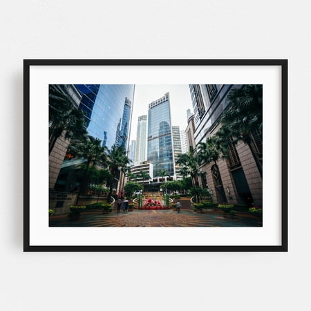 Sheung Wan - Hong Kong Photography City Architecture Skyline Street Photography Modern Art Tropical Black Framed Wall Art Print 5 x 7 inches