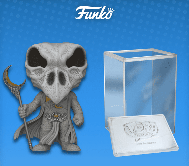 Funko Pop! Marvel: Moon Knight - Khonshu Vinyl Figure (+ Pop! Stacks Plastic Protector)