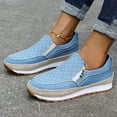 thumbnail image 4 of Zapatos sin cordones de talla grande para mujer, zapatos casuales tallados para caminar con suela gruesa para mujer Wmkox8yii  FOPL2508, 4 of 5