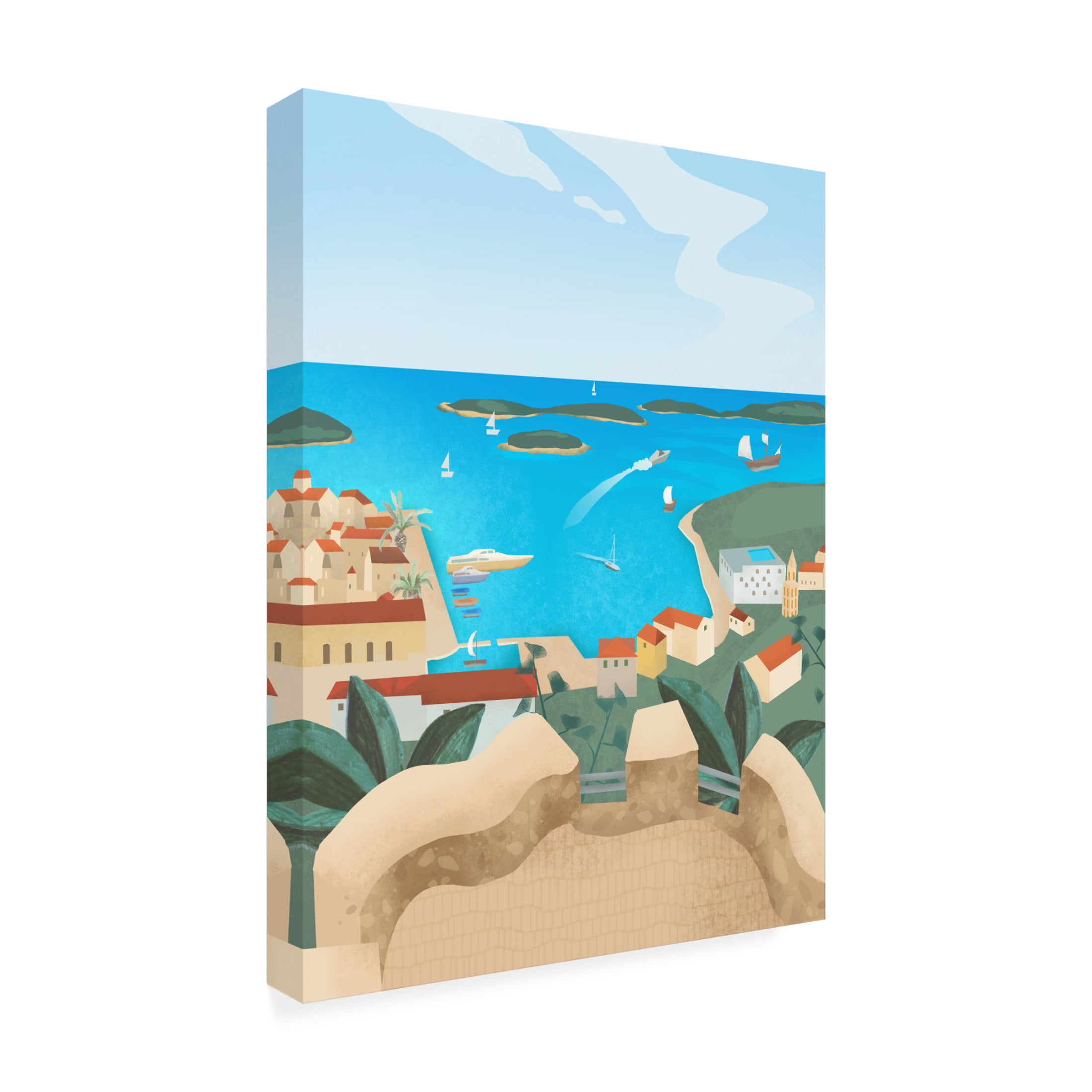 Trademark Fine Art Petra Lizde  Hvar Island Canvas Wall Art