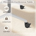 thumbnail image 7 of 8Pack Conference Table,White 47.2in Folding Conference Table,Rolling Flip Top Conference Room Tables for Office, 7 of 7
