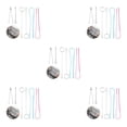 thumbnail image 1 of bedienty 6piece Stainless Steel Sewing Tools High Precision And Rustproof Needles 5Set, 1 of 6