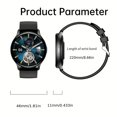 thumbnail image 3 of 1pc ONEGRA Nuevo NFC Reloj Inteligente Mujer AMOLED 466 * 466 Pantalla HD Frecuencia Cardíaca Bt Llamada IP68 Impermeable Mujer Reloj Inteligente Hombre Para Huawei Xiaomi Reloj Inteligente Regalo Par, 3 of 4