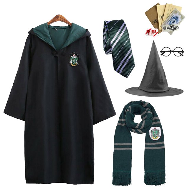 Conjunto de capa Wdftyju para niño adulto Película Anime Verde (niño S)