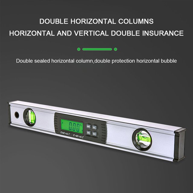 VONKY Digital Protractor Accessory Universal Accurate Angles Ruler Aluminum Alloy Electronic Inclinometer Bevel Protractors Type 2