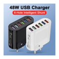 thumbnail image 2 of USB A Charger Multiple 6 Ports Quick Charger Mobile Cell Phone USB Fast Charging ,Customer Friendly, 2 of 12