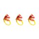 thumbnail image 1 of Sonducket Aleación Anillo abierto Nudillo Joyería de moda Trabajo Compromiso Presente Rojo Type1 NO1, 1 of 6