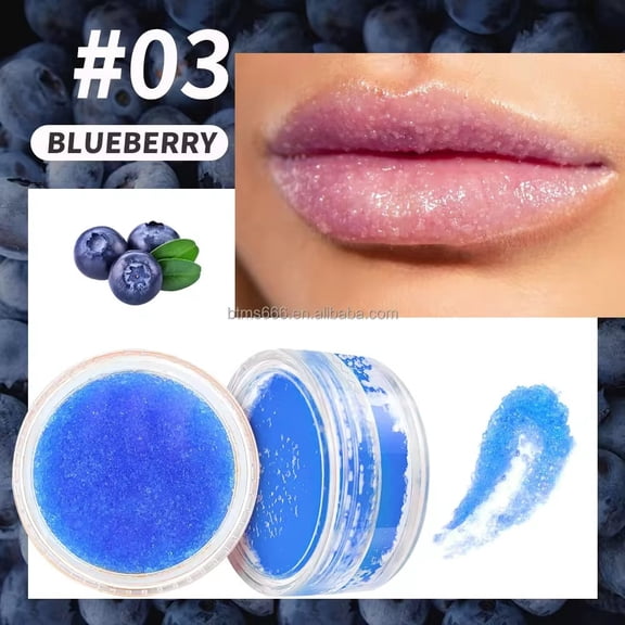 MM Garden Fresh Lip Scrub – Hydrating Sugar Lip Exfoliator for Dry Lips, Chapped Lips, Removes Dead Skin, Smooth & Soft Lips