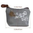 thumbnail image 7 of 4pcs Women's Vintage Wind Canvas Coin Purse Coin Purse Portable Coin Bag Lovely Fashion Mini Wallet Random Style, 7 of 7