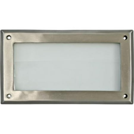 

5W & 120V PL5 Open Face Step Light - Stainless Steel