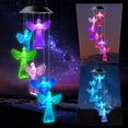 thumbnail image 1 of Campanas de viento que cambian de color con forma de mariposa, luces LED decorativas móviles, luces decorativas para exteriores a prueba de agua, 1 of 5