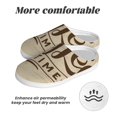 thumbnail image 6 of Disketp Coffee Time (2) Women's Men's Slippers Plush Slip-On House Slipper for Winter Indoor Soft Cushion Non-slip Fluffy Slides Slippers-35/36, 6 of 7