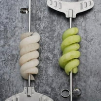 Toddmomy 1Set Hand Held Spiralizer Vegetable and Fruit Spiralizer for Food Preparation Silver