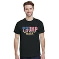 thumbnail image 3 of Trump President 45 47 MAGA T-Shirt - USA Flag Graphic Tee for Men and Women, 3 of 5