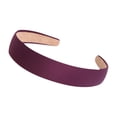 thumbnail image 2 of Wide Headband Women Soft Fabric Non Slip Hair Band, Simple Plain Hair Accessory for Daily Wear Work Sports, Multi Pack, 2 of 4