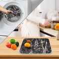 thumbnail image 3 of Yayeee Dish Drying Mat for Kitchen Counter 18" x 24" Microfiber Super Absorbent Coffee Decorative Pad, Dark Flowers Pattern, 3 of 9