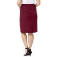 thumbnail image 2 of Jessica London Women's Plus Size  Casual Tummy Control Bi-Stretch Pencil Skirt, 2 of 5