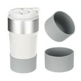 thumbnail image 1 of Funda de Silicona Uxcell para Botella de Agua de 24 oz, 2 Pcs Fundas Protectores Antideslizantes para la Parte Inferior de la Botella Gris, 1 of 7