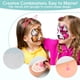 thumbnail image 3 of Kit de pintura facial Faceura de 61 piezas con pinceles, plantillas y más, 3 of 7