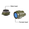thumbnail image 3 of Aviation Connector, 28mm 14P Y2M28-14TK Waterproof Male Wire Panel Power, 3 of 5