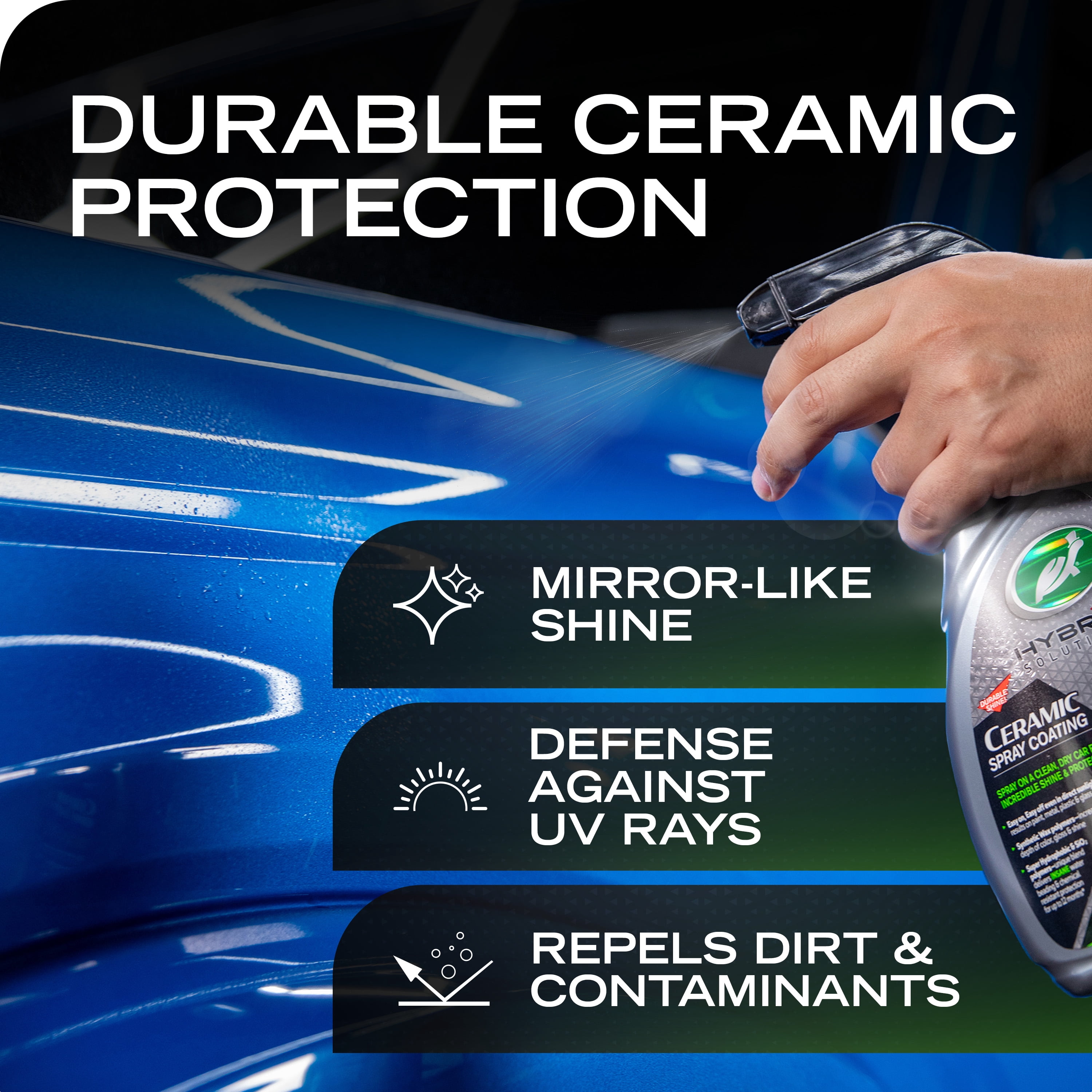 2 pack) Turtle Wax 53409 16 oz Hybrid Solutions Ceramic Spray
