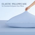 thumbnail image 5 of ALANDA Cooling Pillowcases, Upgraded PCM Constant Temperature Technology Q-Max>0.5 Ultra Cool Pillowcases with Zipper, Standard & Queen Size 2 Pack, 5 of 10