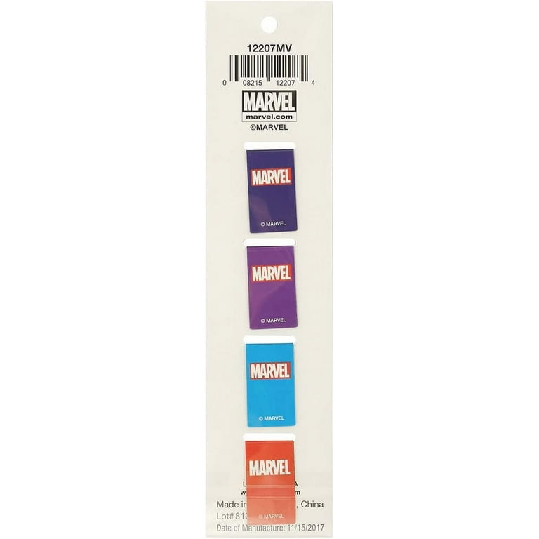 Ata-Boy Avengers Comic Bookmark, Marvel Magnetic Bookmarks (4 Set) Avengers  Gifts & Merchandise