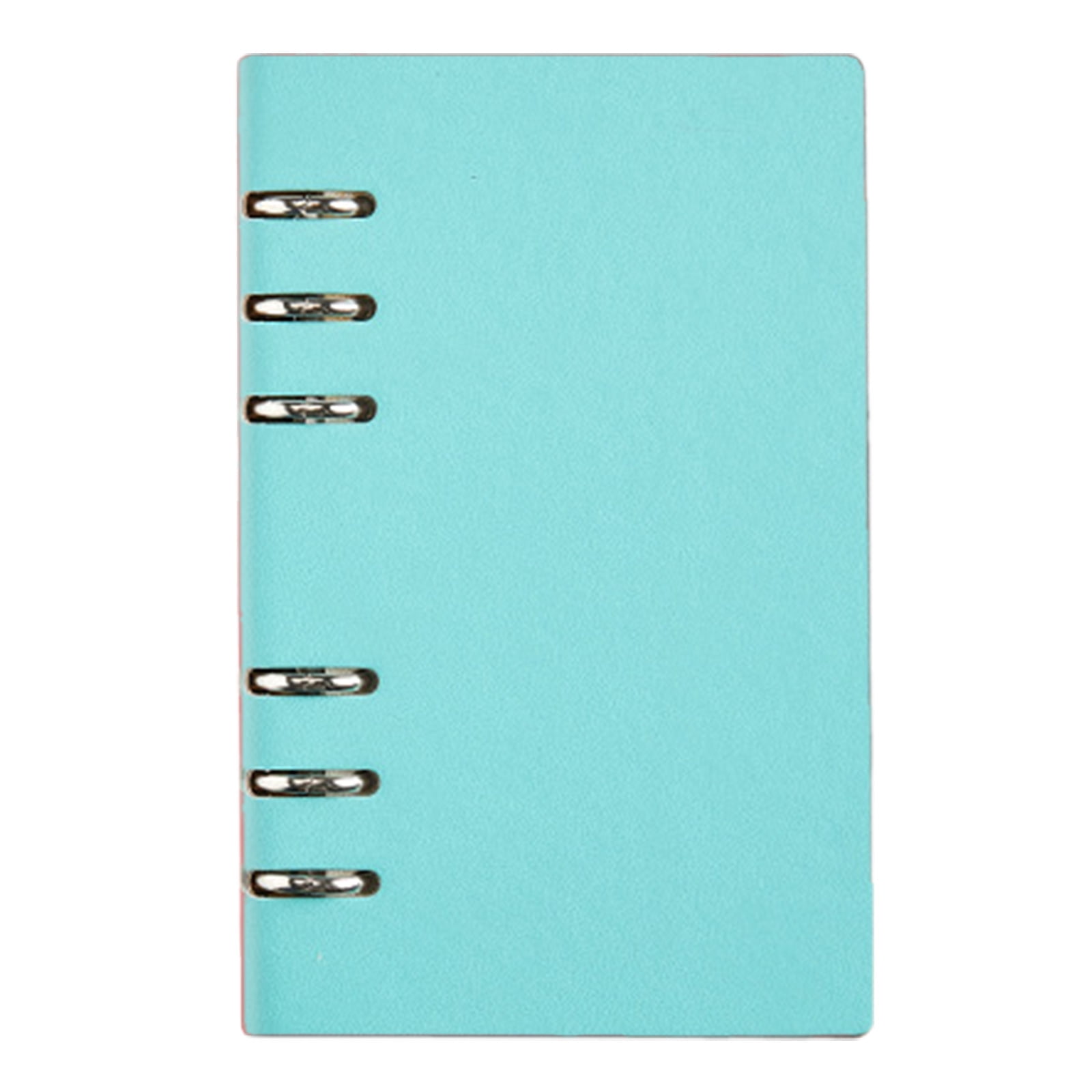 A6 Looseleaf Notebook 100 Sheets Lined Refillable Binder Planner for