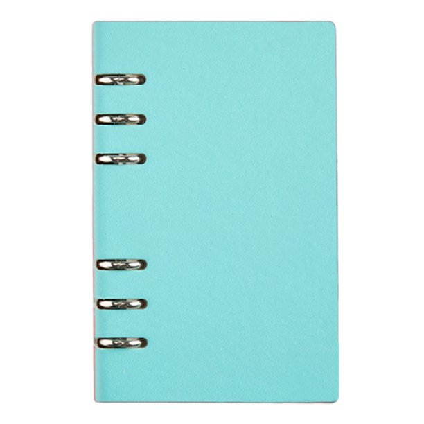 A6 Looseleaf Notebook 100 Sheets Lined Refillable Binder Planner for