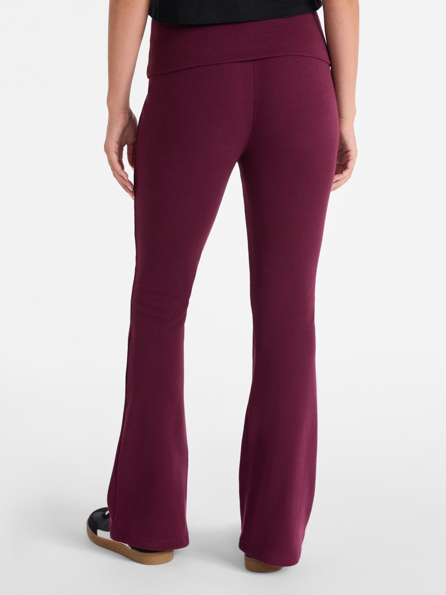No Boundaries Foldover Cozy Flare Pants, 31.5'' Inseam, Women's