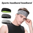 thumbnail image 2 of MesaSe Headband Sport Headband Multiple Wearing Methods Fast Moisture Absorption Lightweight Solid Color Stripe Hairband for Running, 2 of 6