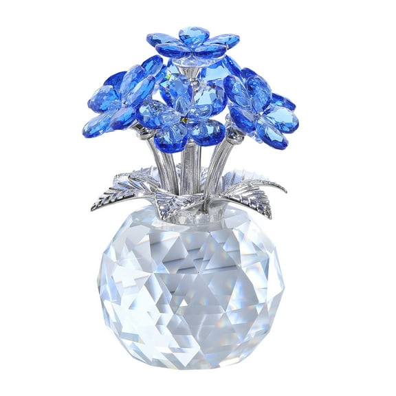 Crystal Forget-Me-Not Ornaments-Eternal Love Home Ornaments Holiday Decorations