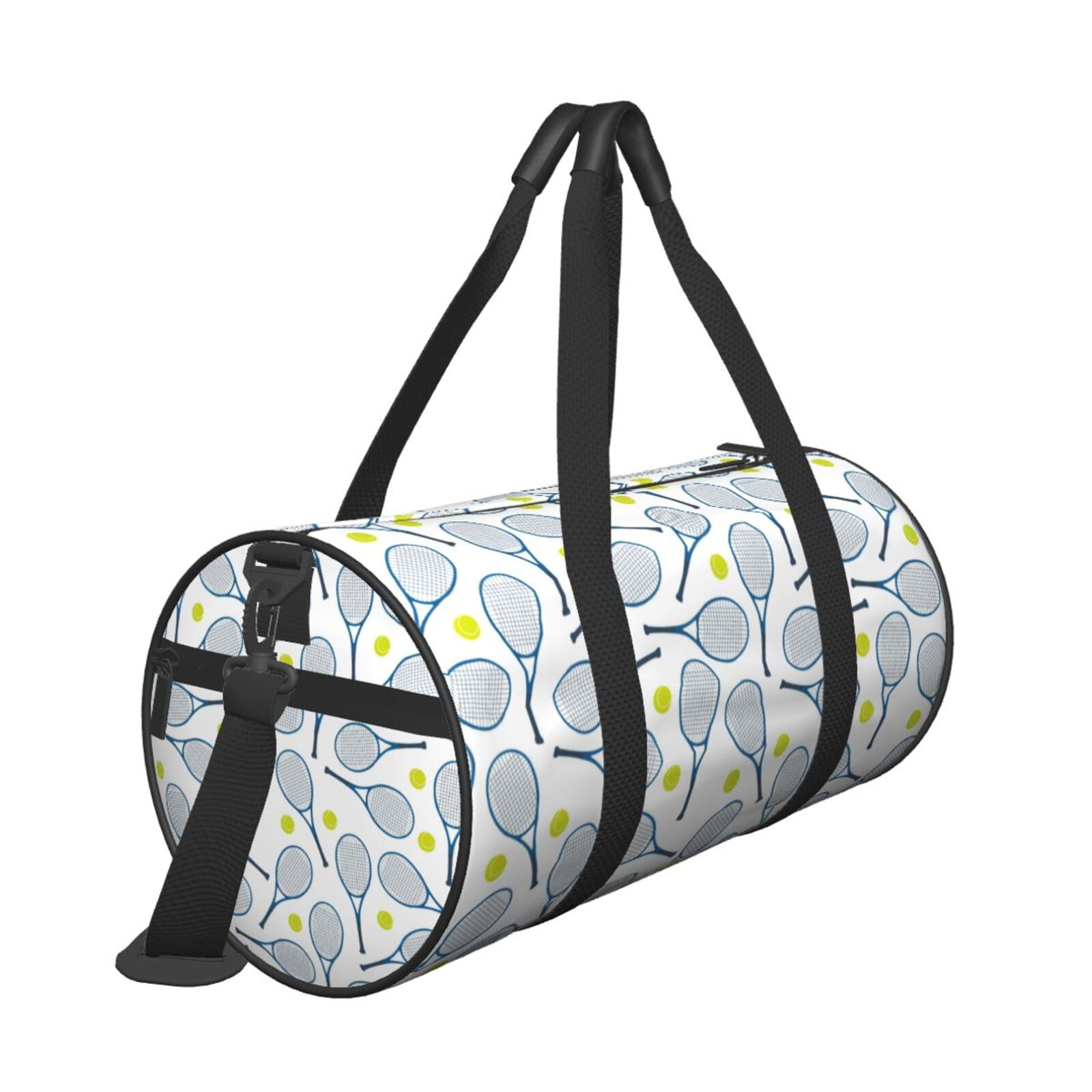 Hirioo Tennis Rackets And Balls for Round Large Capacity Travel Luggage Bag Weekend Getaway Bag for Gym Beach Swim Bag Men Women