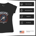 thumbnail image 6 of Ford F-100 Lightning Bolt Gear FoMoCo Women's V-Neck T-shirt Vintage Classic Pickup Truck 1953 Iconic Retro Emblem Tee, 6 of 7