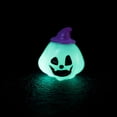 thumbnail image 6 of Halloween Mini Pumpkin Ghost, Resin Figurine Set, Colorful Desktop Decor, Cute Translucent Appearance and Durable Polyresin Build for Car Dashboards, Shelves and Party Tables., 6 of 7