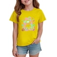 thumbnail image 5 of NIEWTR Kids Halloween Pumpkin Ghost Graphic T-Shirt Boys Girls Short Sleeve Soft Cotton Crew Neck Tee 2-6Y Holiday Casual Play Top Multiple Cute Halloween Print Options(2-3 Years), 5 of 7