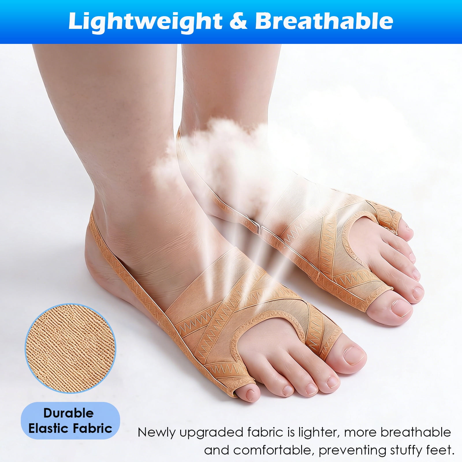 Adjustable Bunion Corrector for Women and Men, Toe Straightener – details