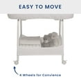 thumbnail image 4 of Delta Children SmartSleep Auto Glide Bassinet with Bluetooth, Alloy, 4 of 11