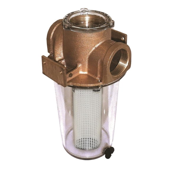 GROCO ARG-750 Series 3-4" Crépine à Eau Brute avec Panier en Plastique Non Métallique