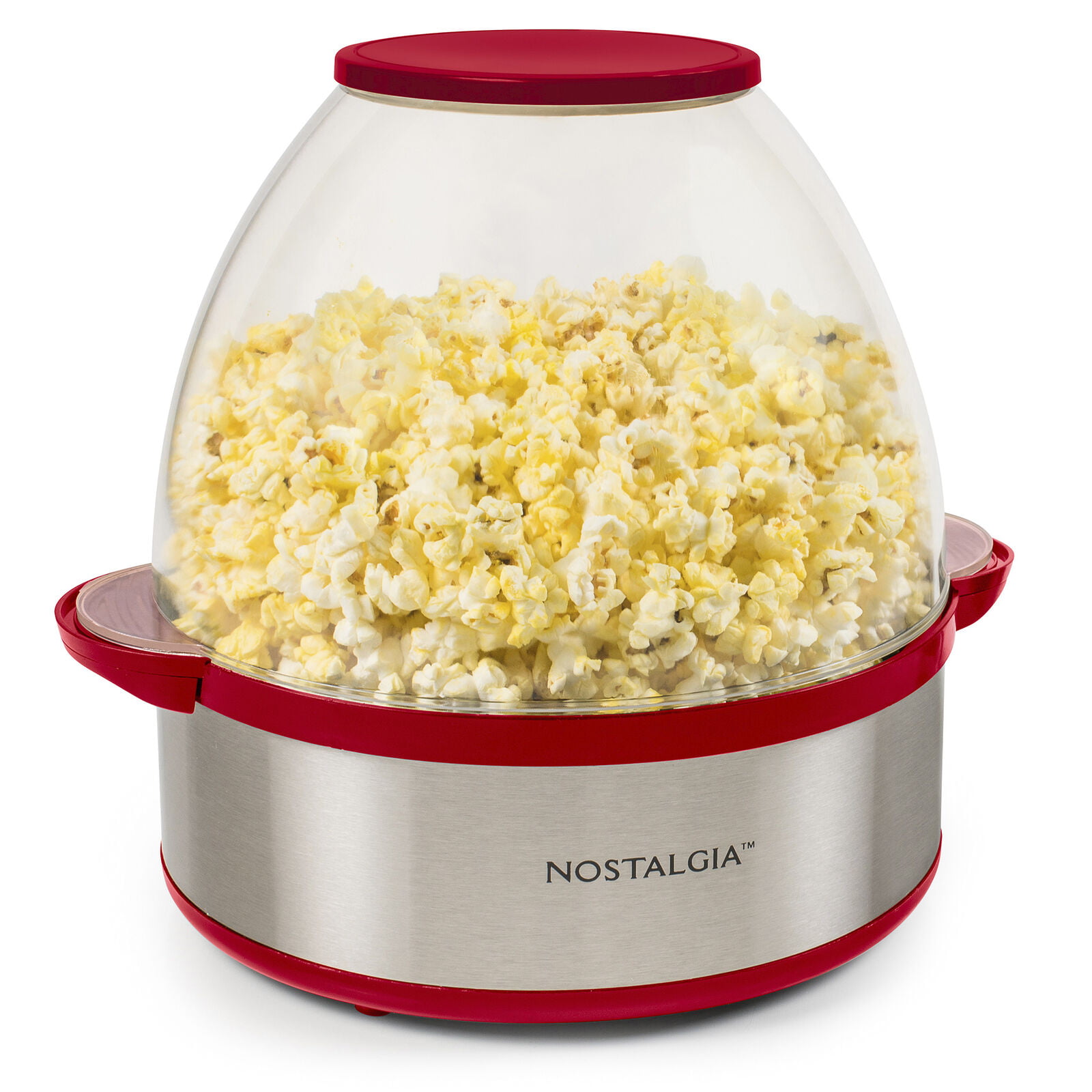 24 Cup 6 qt. Nostalgia Speed-Pop Popcorn Popper w/ Removable Plate 
