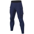 thumbnail image 3 of Pantalones deportivos para hombre Leggings transpirables de secado rápido Pantalones deportivos Leggings de compresión, 3 of 7