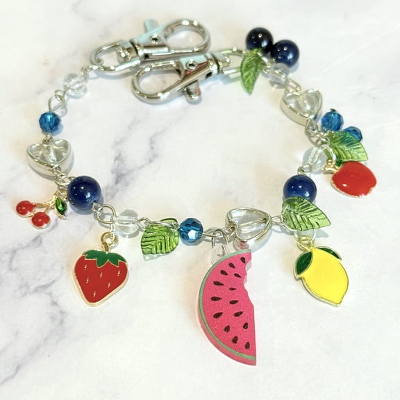 Fruity Deluxe Tumbler Charm Necklace
