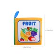 thumbnail image 3 of Infant Educational Cloth Book Tear Proof For 0-3 Years Size 6.89X5.12X0.79 Inches Sensory Toy 0.06 Lb Baby Development, 3 of 7
