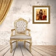 thumbnail image 3 of Eduard Lebiedzki 20x20 Gold Ornate Framed and Double Matted Museum Art Print Titled - Design for the Mosaic Frieze in the Porticus of the Reichsrats Building in Vienna; Truth, Wisdom, Beauty, 3 of 4